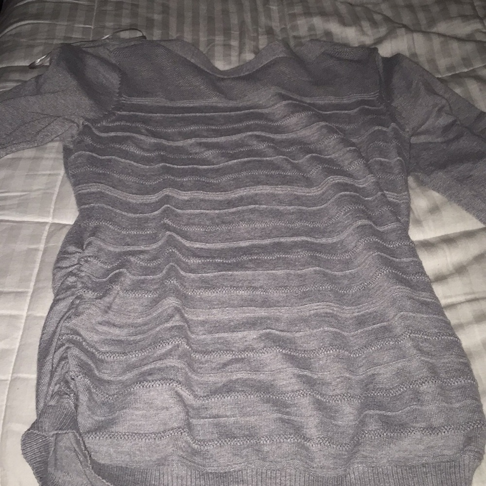 Gray sweater